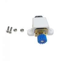 6v 12v customized n20 dc gear motor with 15T plastic 6mm thickness gear for toy car